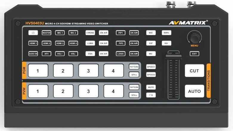 AVMATRIX HVS0403U - Switcher / Mesa Vídeo