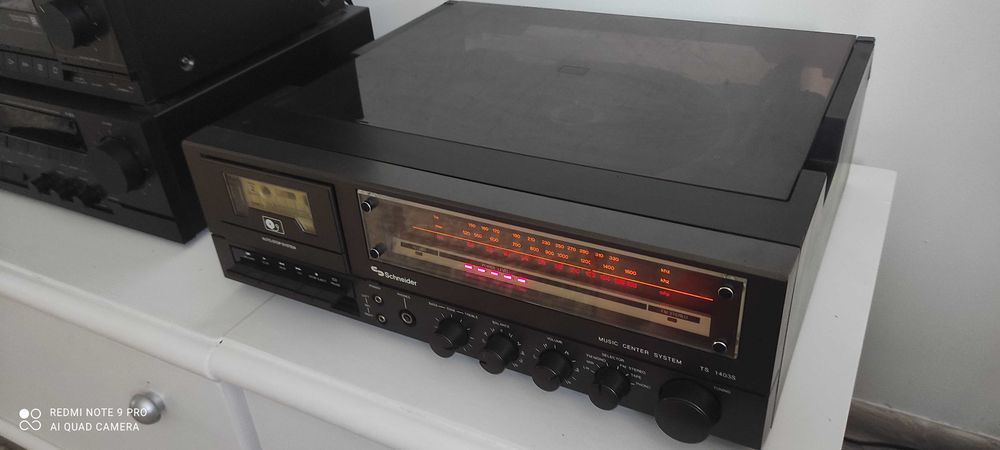 SCHNEIDER TS 1403S Amplituner 4w1 VINTAGE Gramofon Super Stan