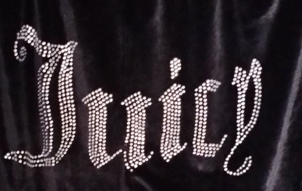 Dresowe spodnie ala welur Juicy rozm.XL