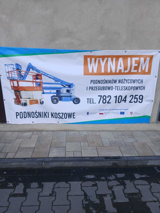 Wynajem podnośników koszowych