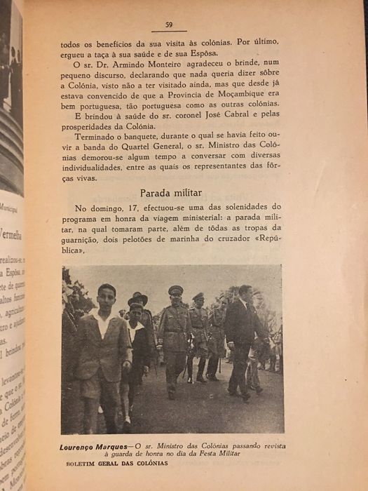 Histoire des Colonisations / Beira-Bié/ Moçambique (1932)