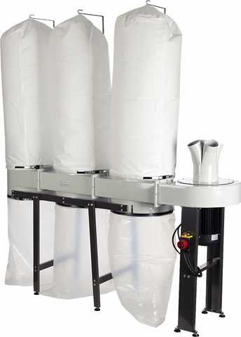 Odciąg trocin wiór odpylacz odsysacz 3 workowy