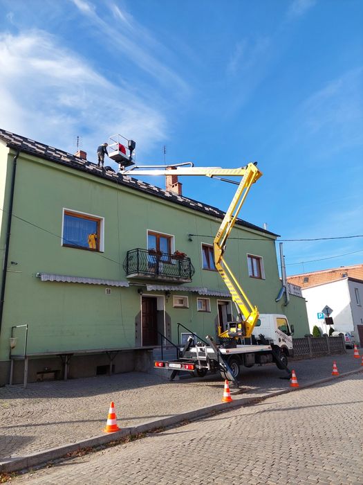 Podnośnik koszowy 20/30M Wrocław usługi 508.752.964  wynajem Oława