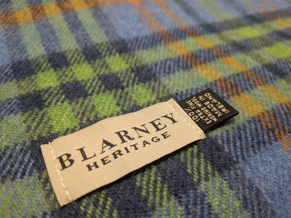 Blarney Heritage szalik szal wełna wełniany damski męski w kratkę
