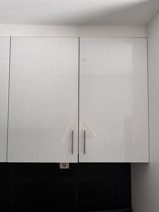 Portas/frentes de cozinha branco brilho - NOVAS - conjunto completo