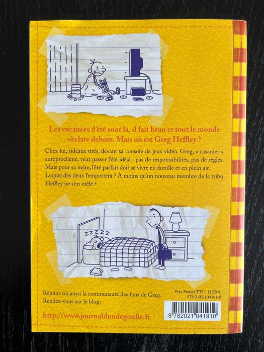 Journal d'un dégonflé nº4 - Diário de um banana nº4 - Versão francesa
