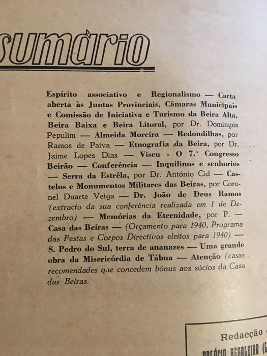 Memória de Sines/ Arganil/ Beira Alta/ Almeida