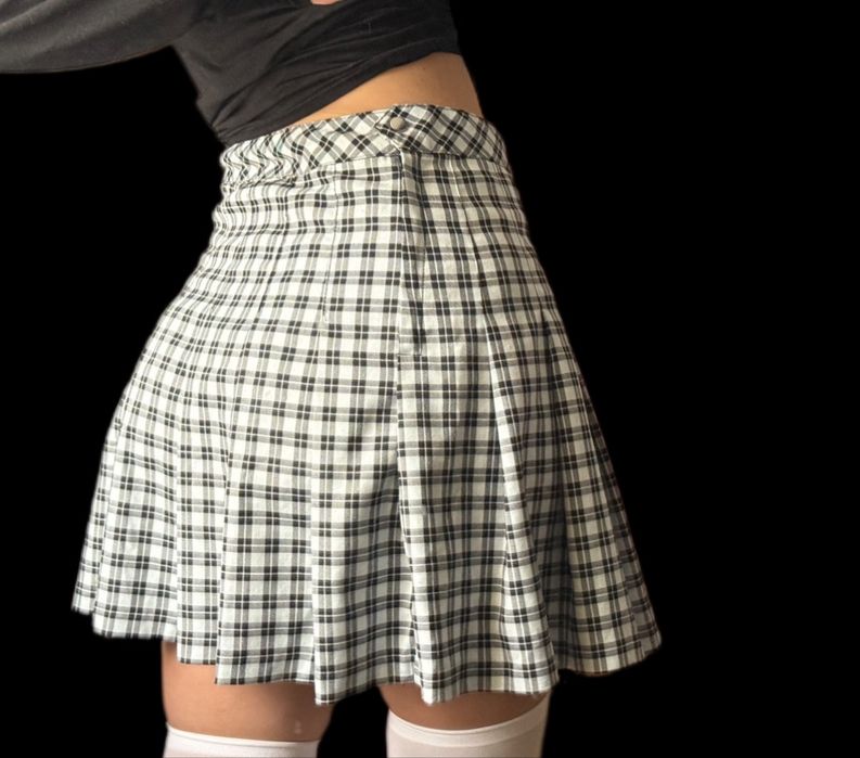 Спідниця в клітинку m-l