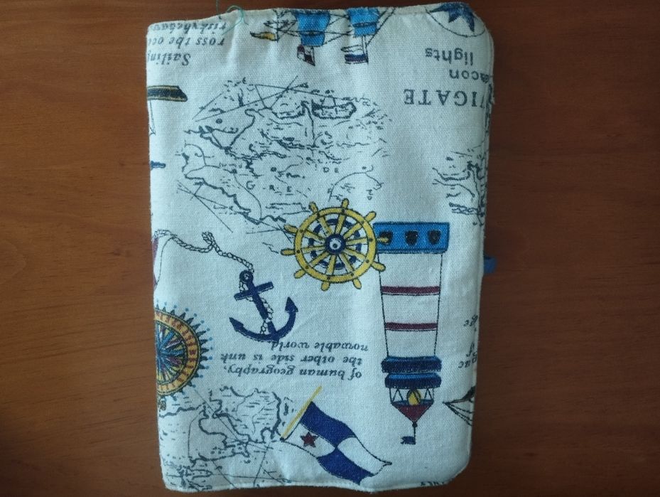 Capa para livro motivos navais