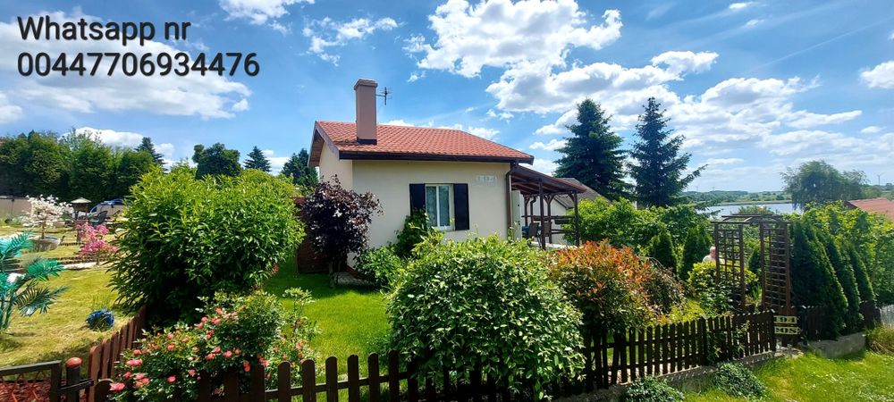 Piękny domek na działce ROD przy jeziorze