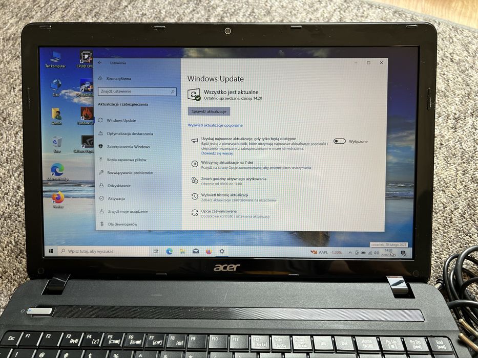 Laptop Acer Aspire E1-571G - Win10 / i5 /Nvidia GT 620 /SSD / 16Gb Ram