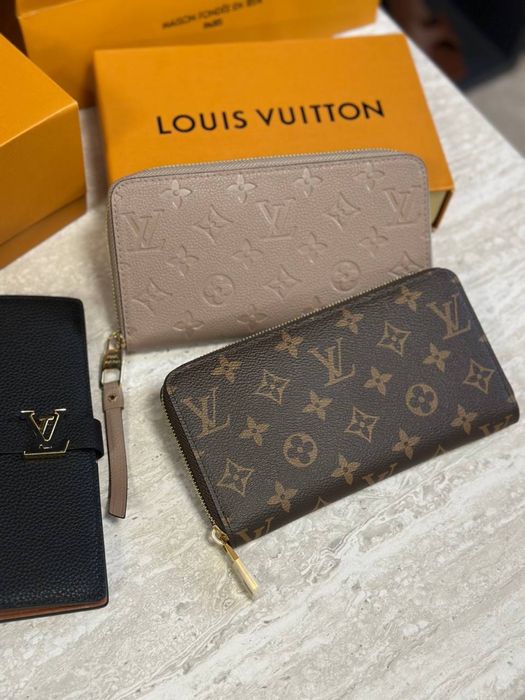Гаманець жіночий Louis Vuitton кошелек женский повний комелект бутика преміум шкіра люкс сегмент