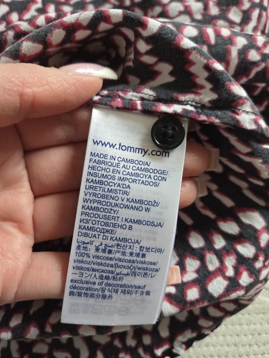 Sygnowana koszula Tommy Hilfiger wiskoza