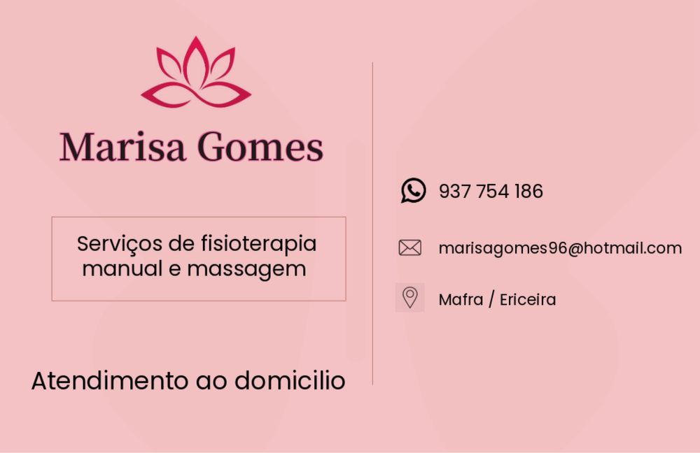 Servicos de massagem e fisioterapia