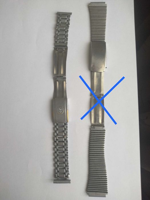 Браслет металевий для годинника