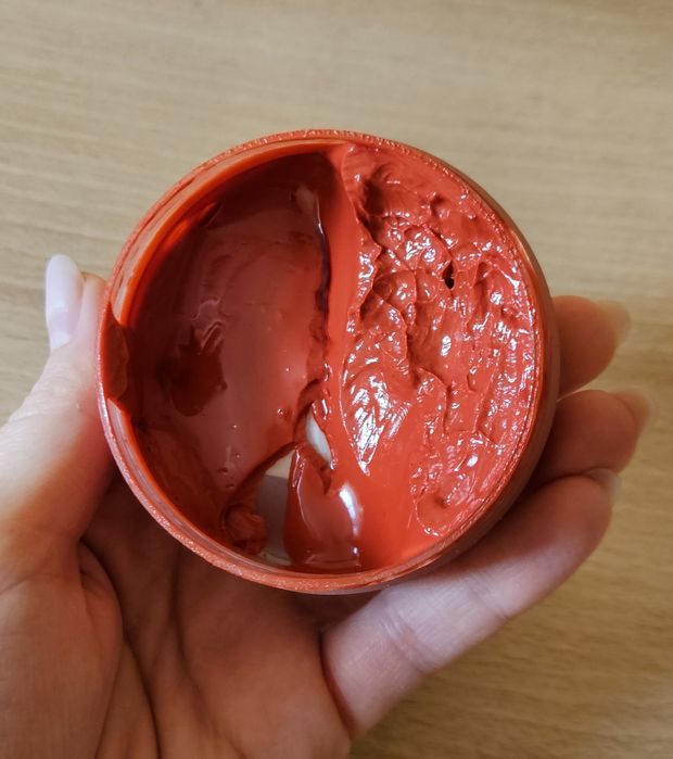 Czerwony krem do obuwia Rylko