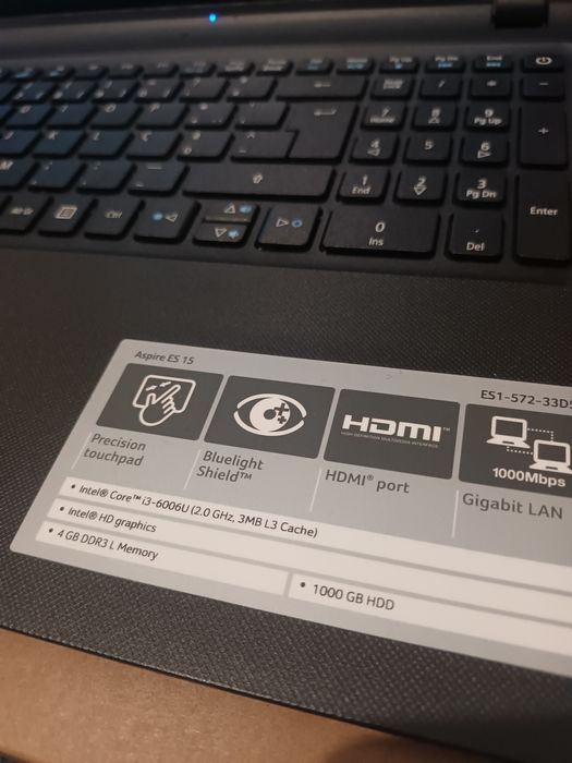 Acer Aspire ES 15 Windows 11