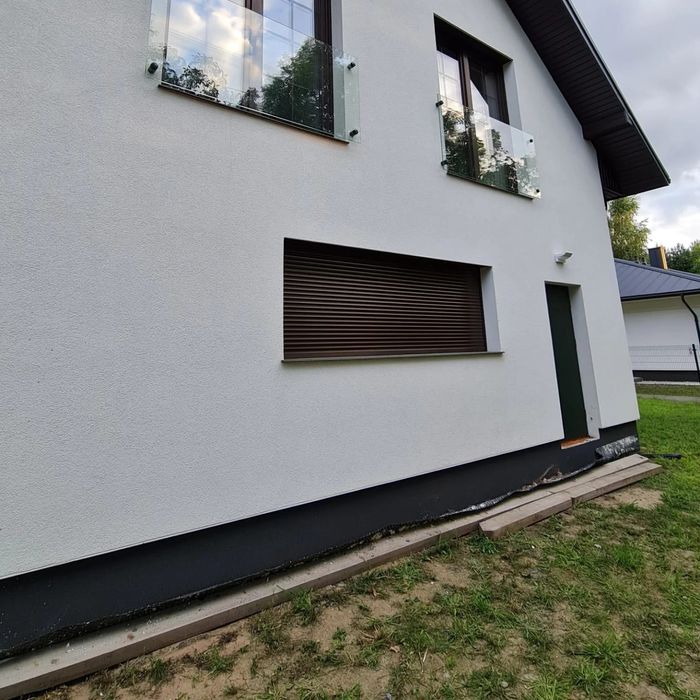 Szklane balustrady wewnętrzne zewnętrzne balkon balkony taras