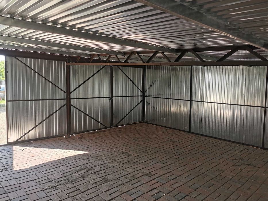 Garaż blaszak 6x5 garaż blaszak garaż blaszany 6x8 7x5 4x6 3x5 9x5 7x7 PRODUCENT RÓŻNE Garaż blaszany na wymiar na budowe MONTAŻ Garaż blaszak 4x8