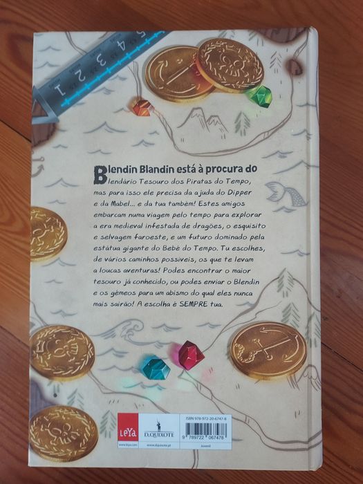 Livro: "Dipper e Mabel e a Maldição do Tesouro dos Piratas do Tempo"