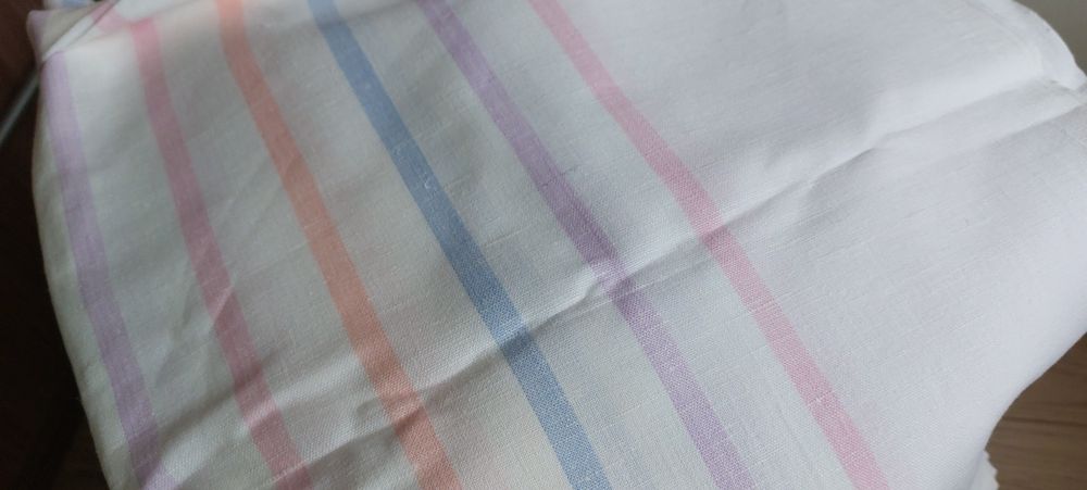 Постільна білизна СССР. Льняне простирадло, наволочки, підковдра