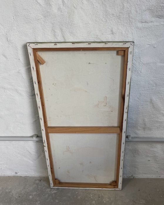 Pintura a Óleo Vintage com Composição de Chapéus e Manequins