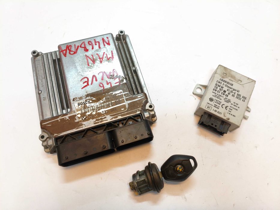 BMW E46 Zestaw Startowy N46 Valvetronic Manual Komputer stacyjka EWS