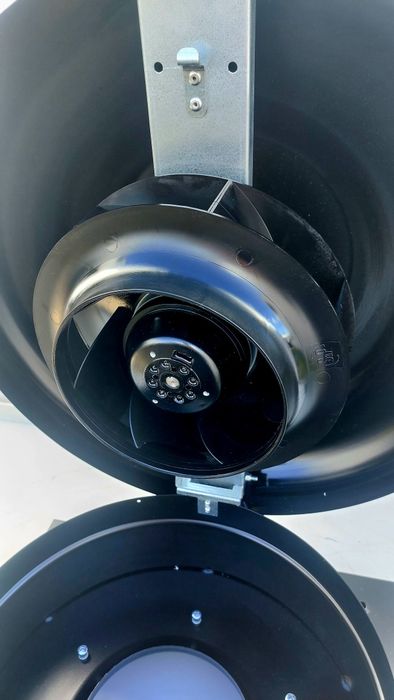 Ventilador 950 m3h cobertura de ventilação