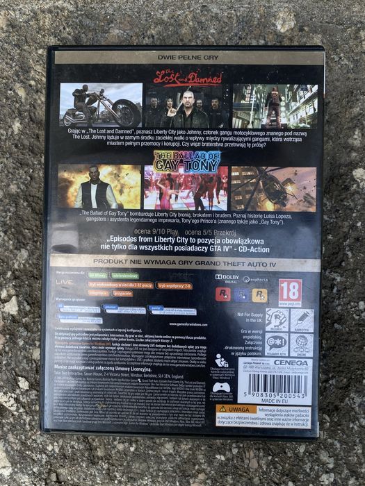 Grand Theft Auto: Episodes From Liberty City PC PL / ENG (GTA IV) Pęknięcie