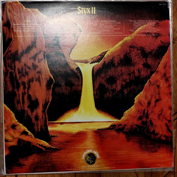 Виниловая пластинка Styx II Wooden nickel