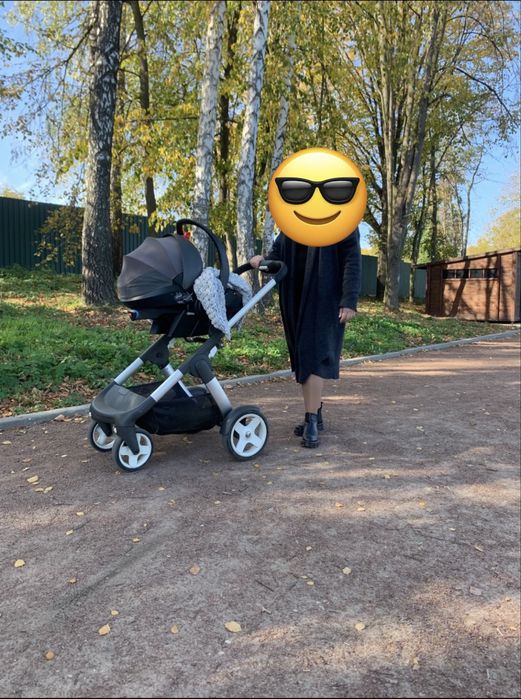 Коляска STOKKE CRUSI 3в1 коричнева