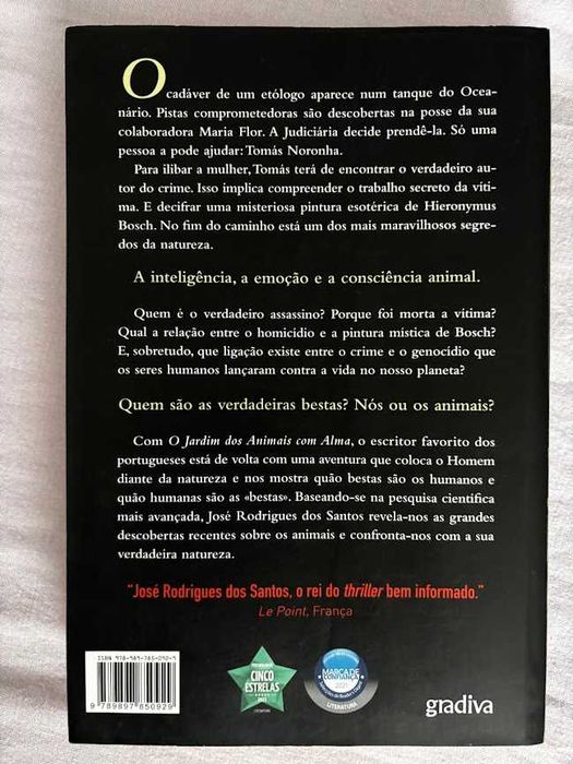 O jardim dos animais com alma - José Rodrigues dos Santos