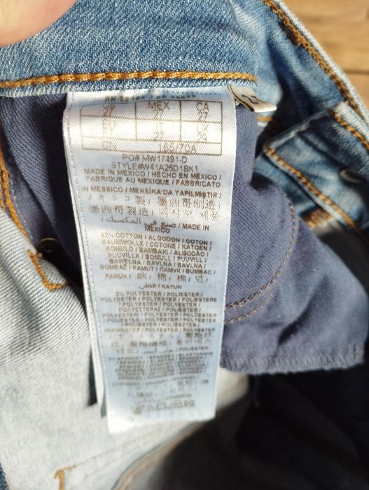 Guess 27 spodnie jeansowe rurki skinny XS/S 158