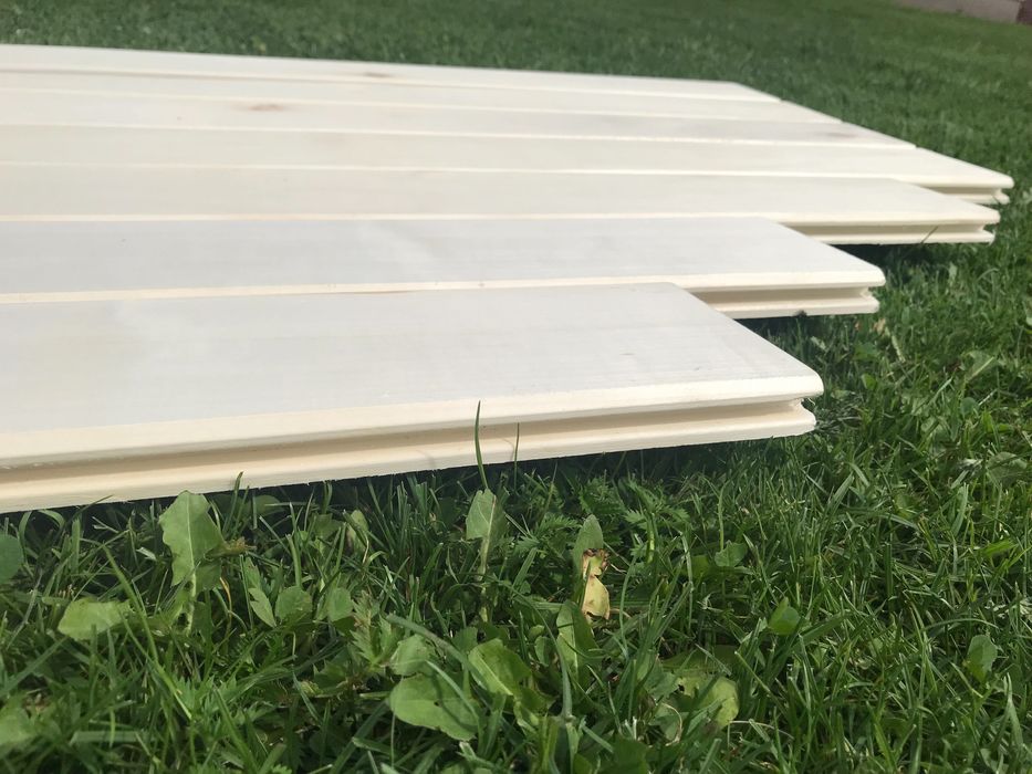 Deska OSIKA szalówka, podbitka do budowy saun