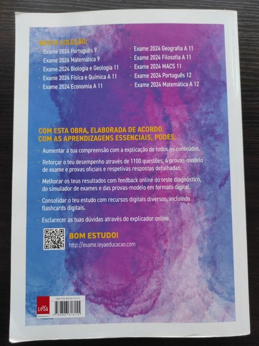 Livro de exame FQ 2024 editora Texto