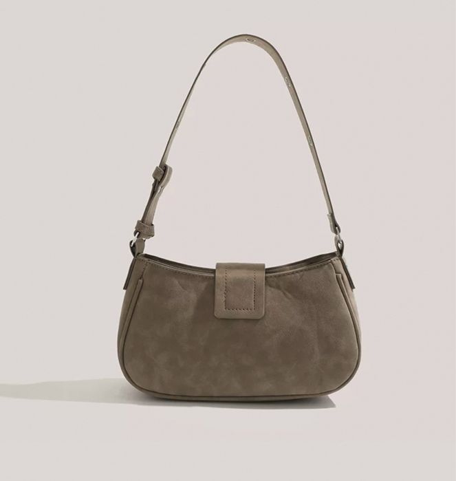 Маленька сіра замшева сумка MISBHV shoulder bag small bag