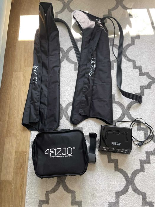 Masażer uciskowy / Aparat do drenażu limfatycznego 4FIZJO + nogawki + torba