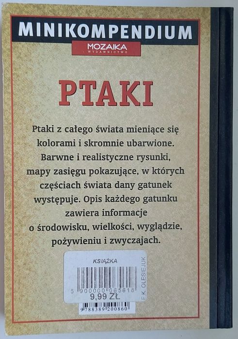 Minikompendium ptaki książka
