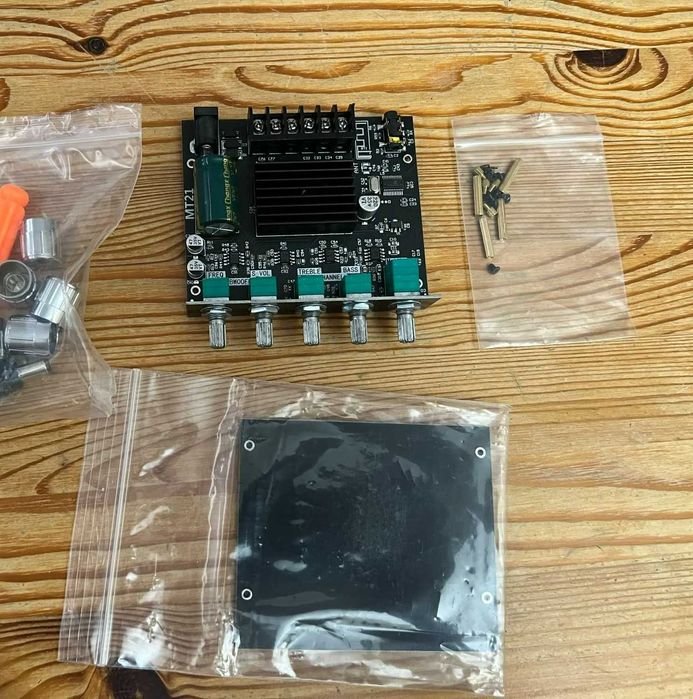 Потужний підсилювач ZK-MT21 усилитель на модулі CS8673E (2.1 канала)