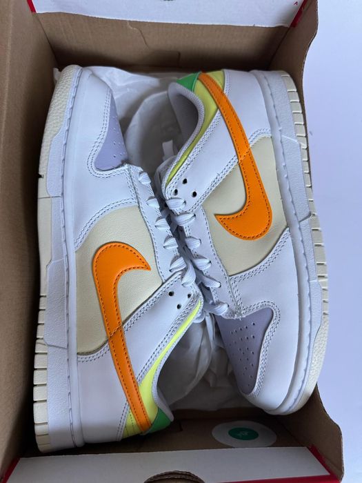 Nowe sneakersy WMNS NIKE DUNK LOW białe kolorowe 40