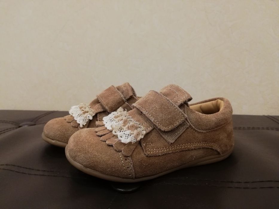 Sapatos de criança em pele "Carneira"