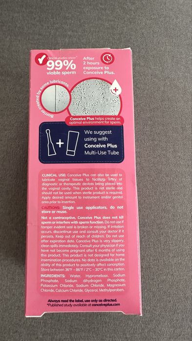 Żel conceive plus fertility 8x4g