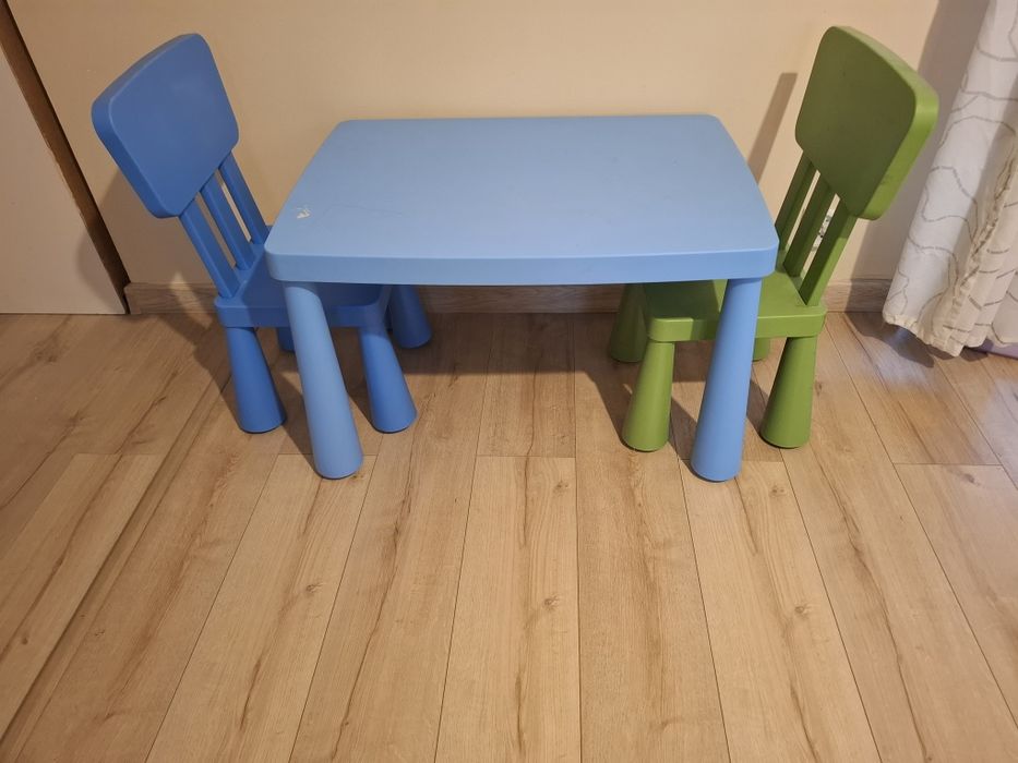 Ikea Mamut stolik 2 krzesełka