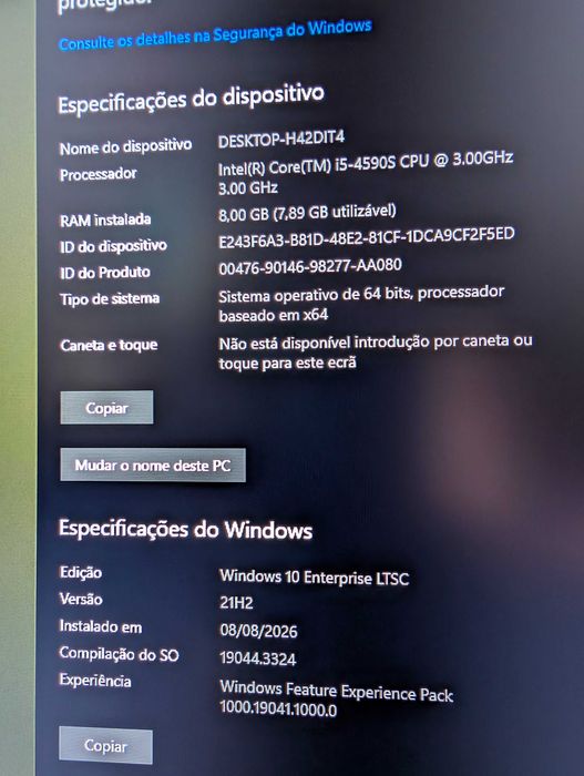 HP Elitedesk 800 G1 i5 usado com Wi-Fi