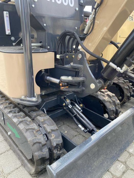 Minikoparka gąsienicowa MEYER X1000 skrętne ramię, 3 łyżki w cenie