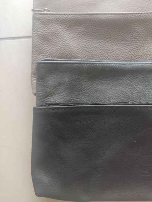 Kosmetyczka Pojemna 100% Skóra Nowa