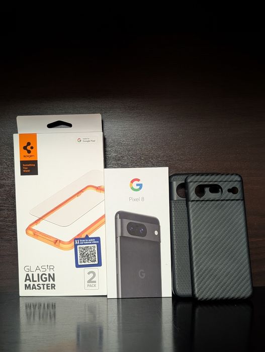 Neverlock 256gb Google pixel 8 + Spigen повний комплект
