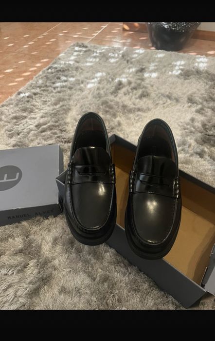 Sapatos pretos Manuel Alves – Novos com caixa