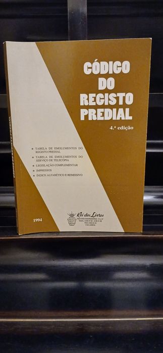 Código do registo Predial / Rei dos Livross