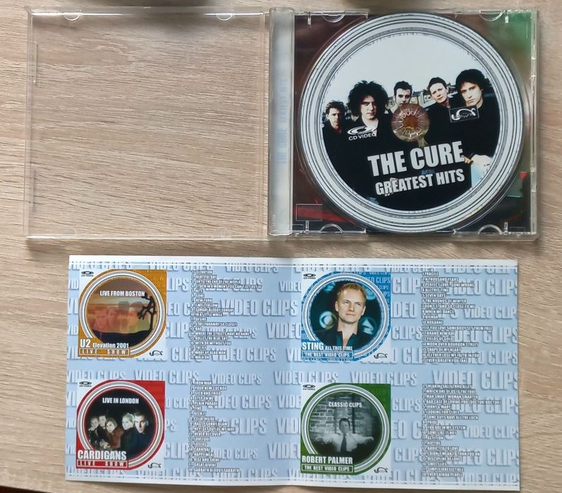 Video CD. The CURE - Greatest hits. Издание Одиссей - Украина.
